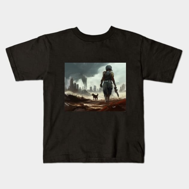 Dystopia Kids T-Shirt by Rene Martin